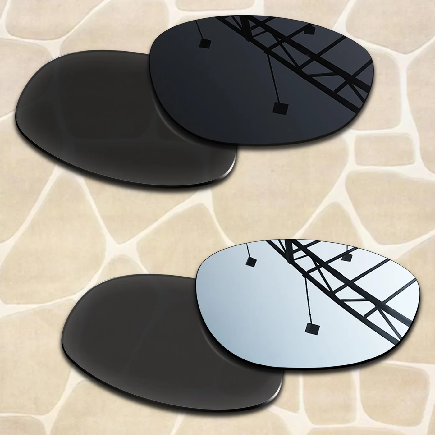 

1.5MM POLARIZED Replacement lenses for Oakley Straight Jacket 2007, Anti-Scratch & Impact Resistant