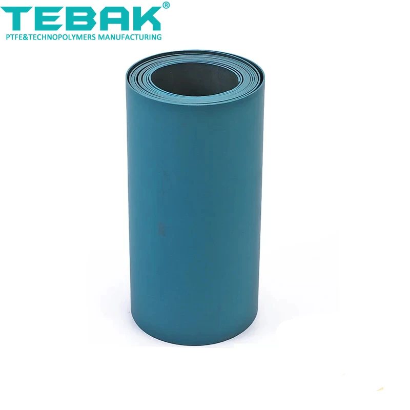 

Length 1M thickness 0.8mm to 3.2mm BLUE colour PTFE tape PTFE CNC machine tool rails soft PTFE tape paste plastic belt