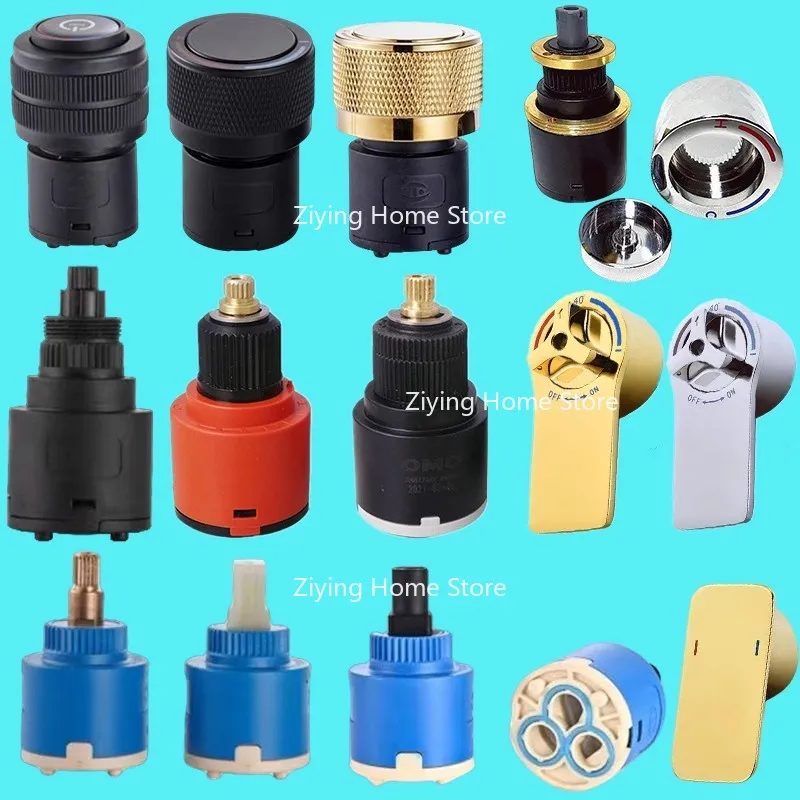 

1pcs Hot and Cold Water Mixing Valve Faucet Bounce Handle Switch Thermostatic Shower Cartridge Accessories