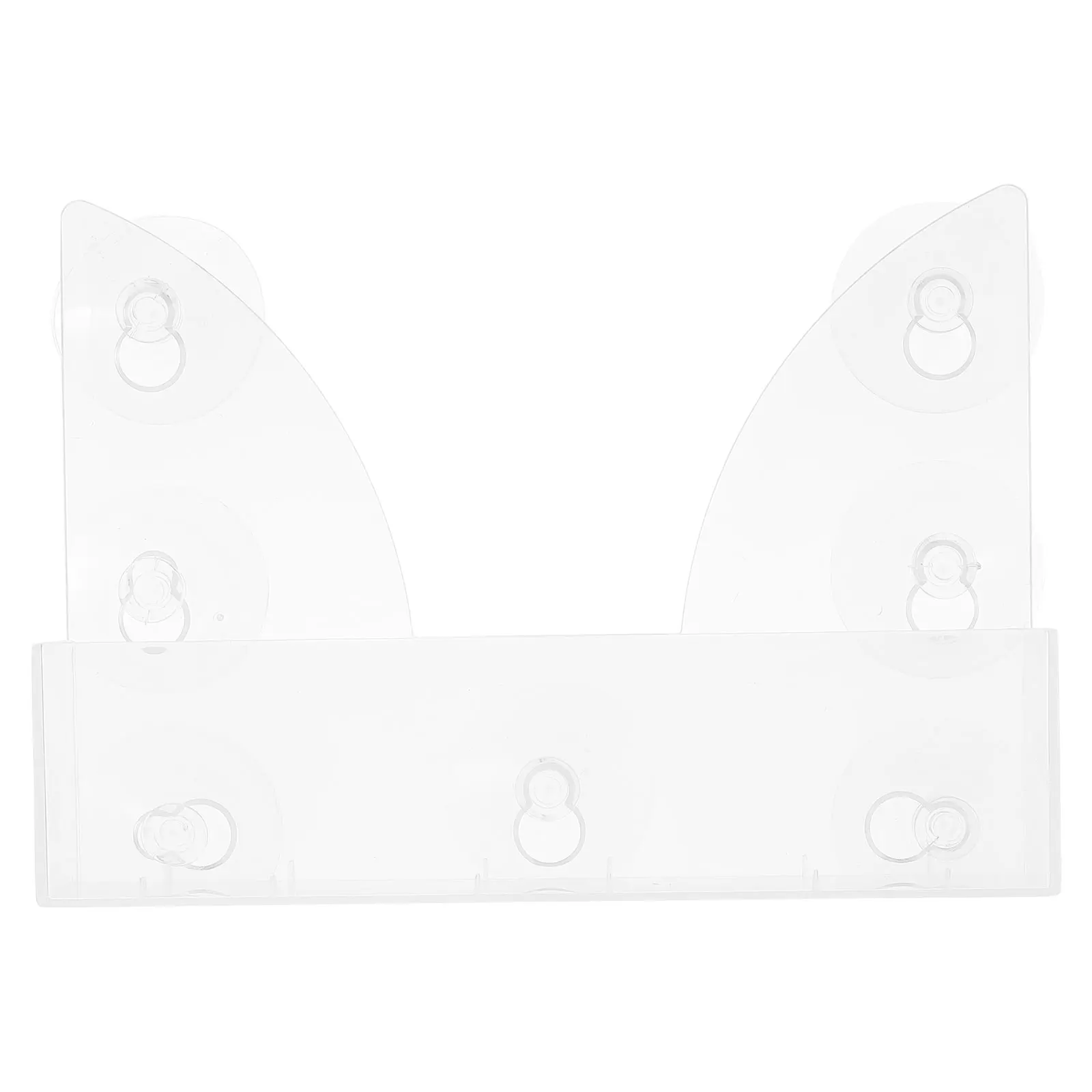 

Suction Cup Storage Rack Display Stand for Refrigerator Organizer Shelves Containers Acrylic Clear Spice Bottle Holder