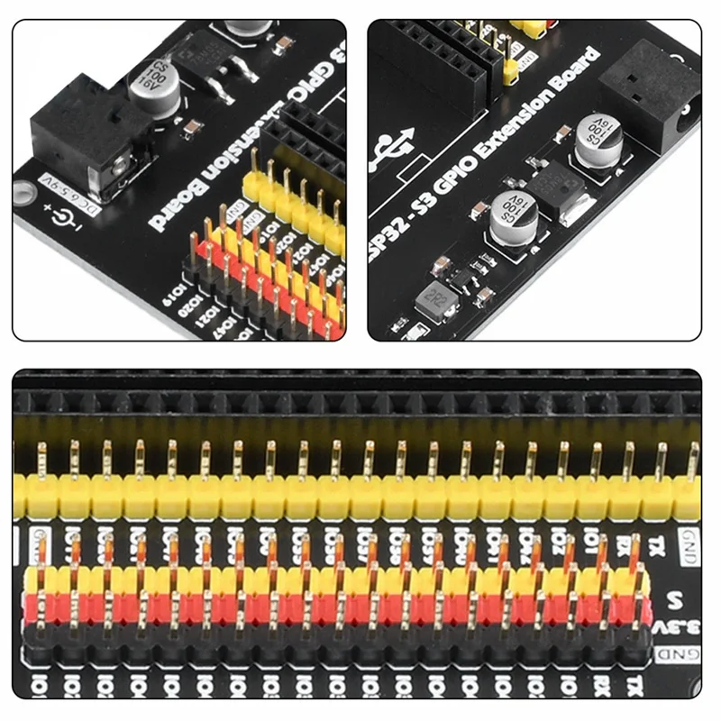 Nouveau! ! Carte d'extension GPIO Carte d'extension ESP32-S3 Bonne stabilité et haute fiabilité