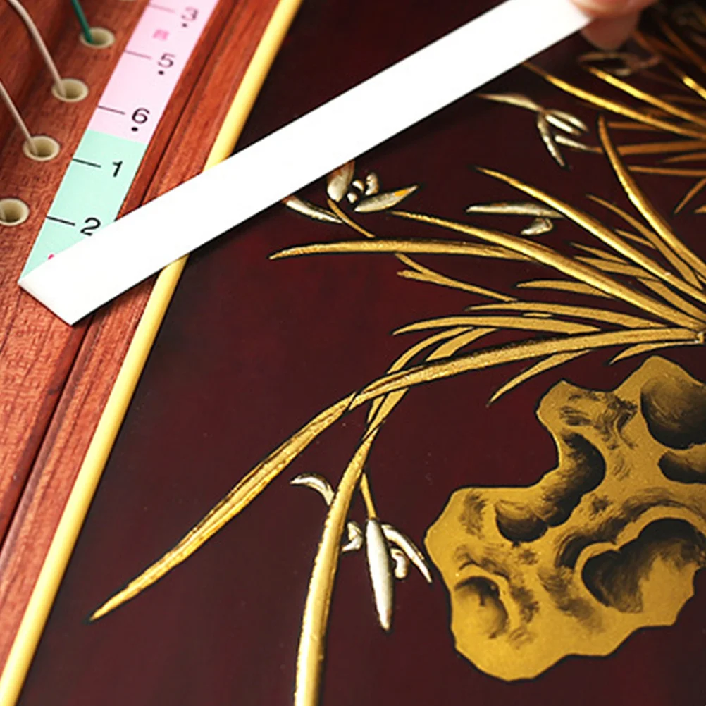3 قطع من ملصقات مقياس Guzheng الممتازة للتعلم Guzheng ملحقات ممارسة الملاحظات الموسيقية للطلاب والمعلمين