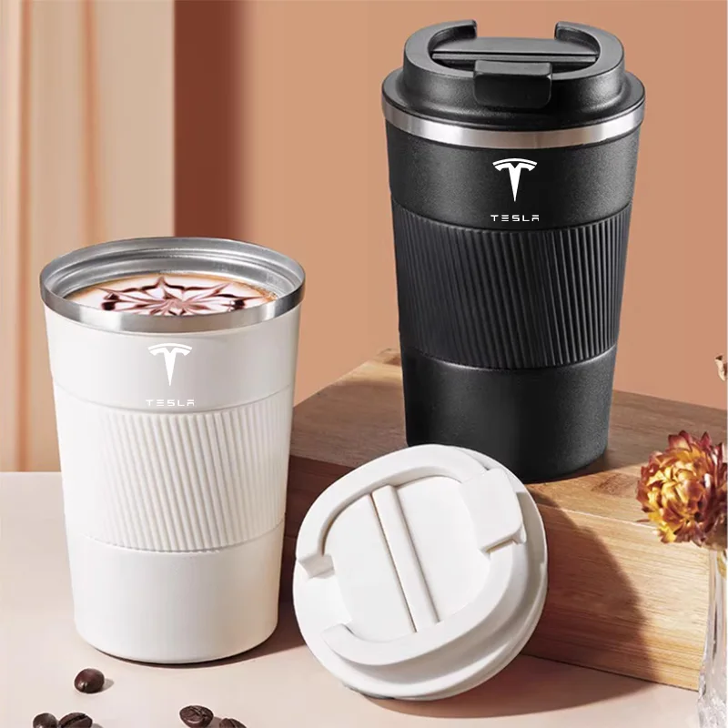 

304 Stainless Steel Coffee Cup Office Mug For Tesla Model 3 Model S Model X Model Y Roadster SpaceX Car Water Cups Fashion Mug