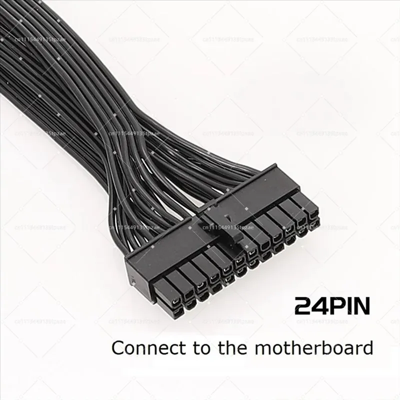 Modular ATX 18+10 to 24Pin Power Supply Cable Universal Desktop Mainboard Power Connection Spare Parts