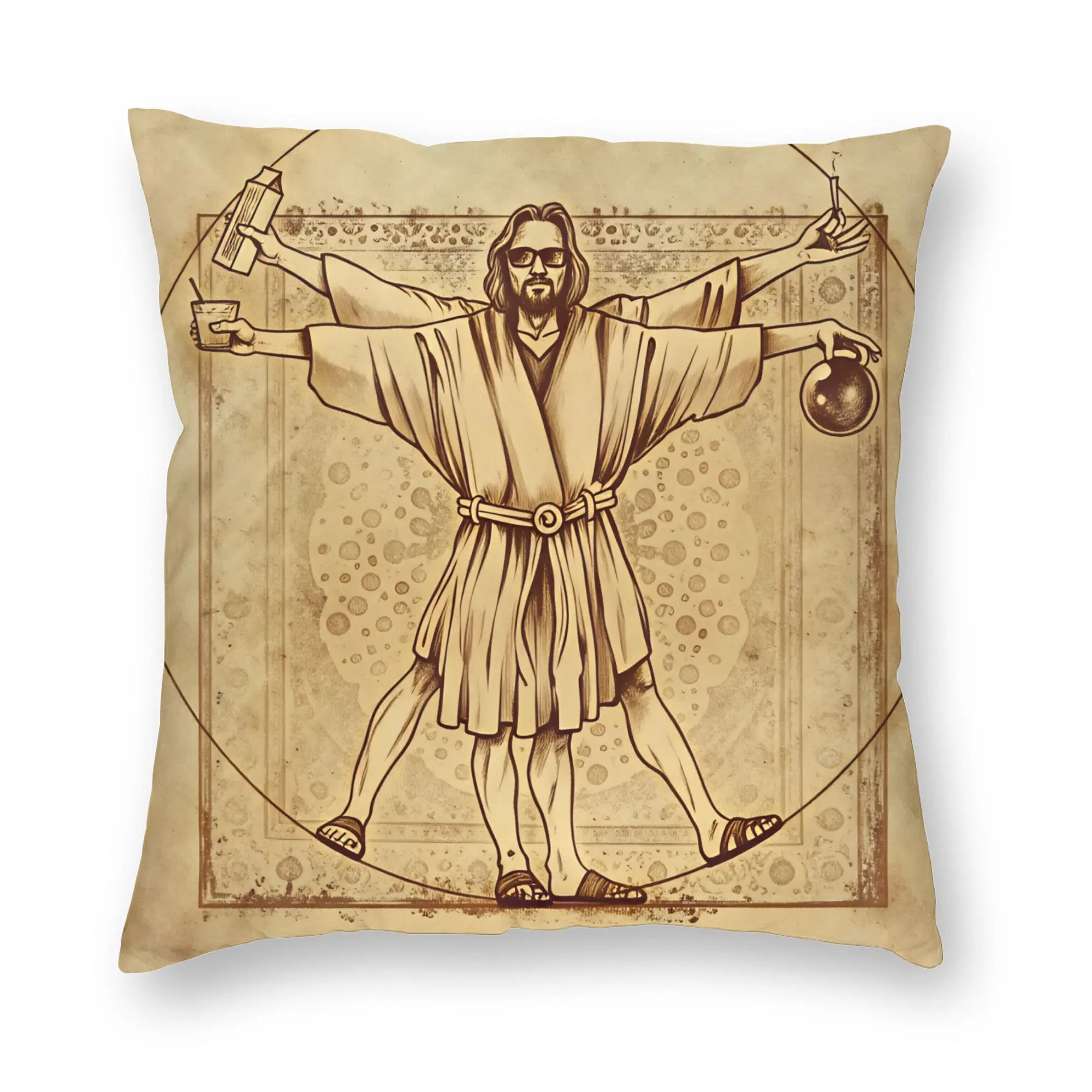 The Dude Big Lebowski 7547163121 Pillow Case  Soft Pillow Cover Cute Funny Cushion Cover For Sofa Car Home Decor