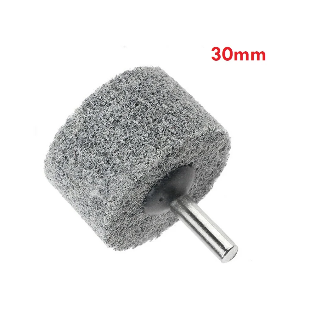 1pc 20-50mm Nylon Fiber Polishing Wheel Abrasive Scouring Pad Polishing Grinding 6mm Shank For Drill Grinder Metal Cleaning