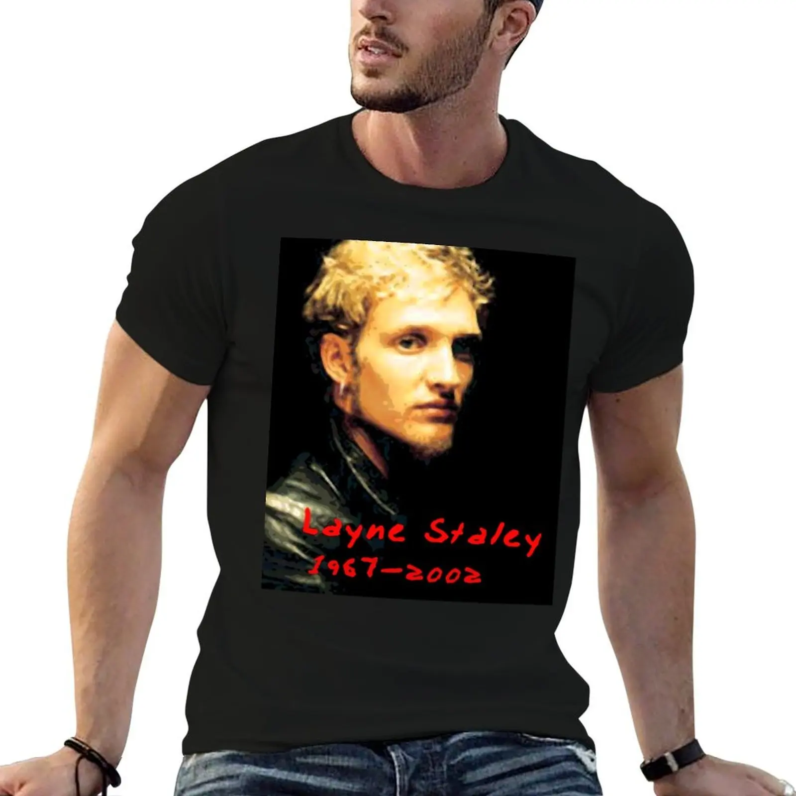 

Image Layne Staley Classic T-Shirt cotton tshirt 100% anime t shirts for man printed t shirts for man T-Shirt