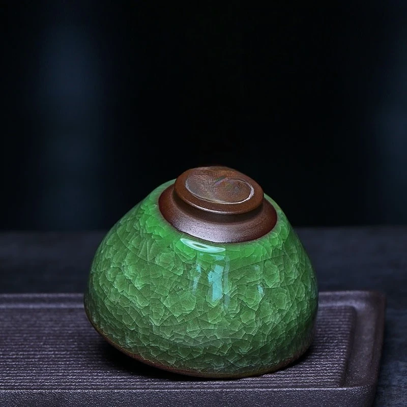 Pure hand master cup, ice crack tea cup tea set, teacup Kung Fu tea building cup