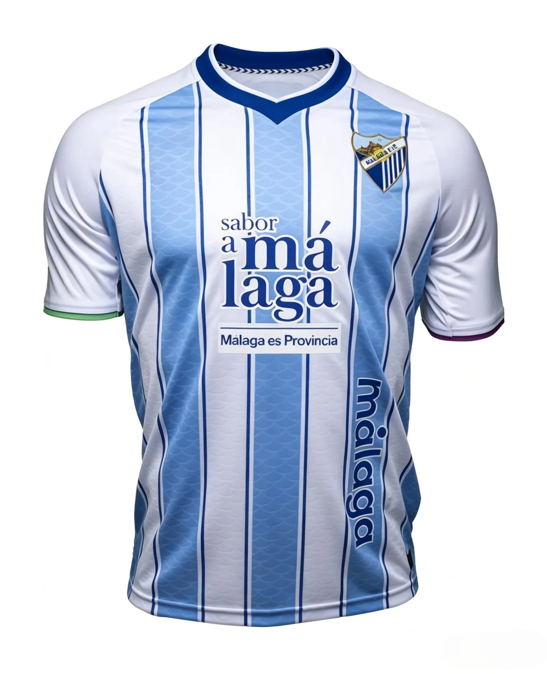 2026 Malaga Style Fußballtrikot Schnelltrocknend Kurzarm Fußballuniform Spieltraining Stadion Fantrikot Familien-Set – Detail 4