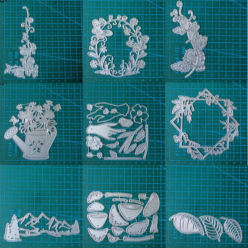 Flowers leaves metal cutting dies mold Scrapbooking decoration paper craft knife mould blade punch template Embossing stencils