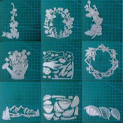 Flowers leaves metal cutting dies mold Scrapbooking decoration paper craft knife mould blade punch template Embossing stencils