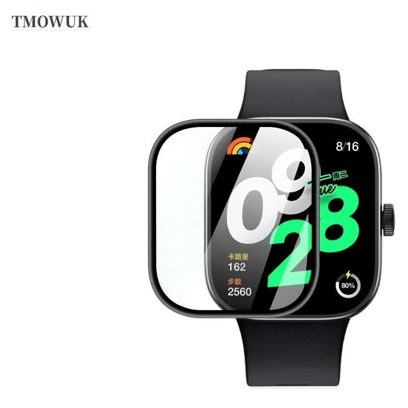 

Для Xiaomi Redmi Watch 2 3 4 5 MOVE lite Active: Мягкая гибкая защитная пленка для экрана, полное покрытие, 3D изогнутая, устойчивая к царапинам, из PMMA.