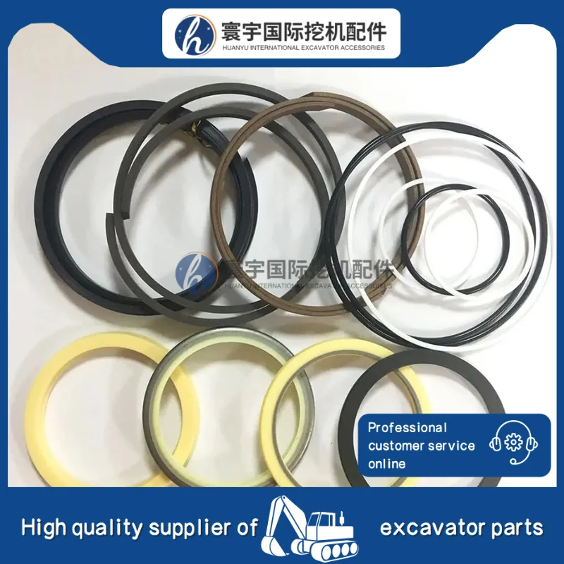 

Excavator Parts Boom Arm Bucket Hydraulic Cylinder Seal Kit SK200-5 SK200-6 Oil Seal