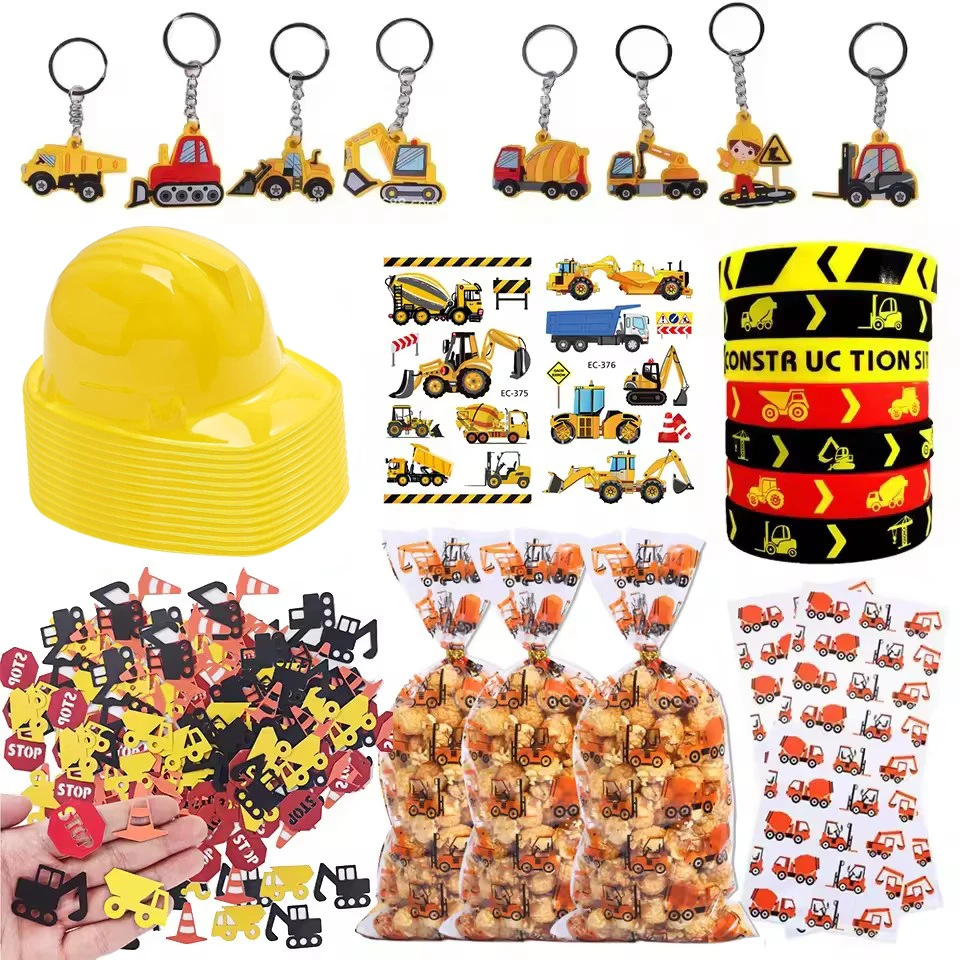 Bautechnik Slap Armband LKW Armband Kinder Bau LKW Thema Geburtstag Party Supplies Goodie Bag Füllstoffe – Detail 1