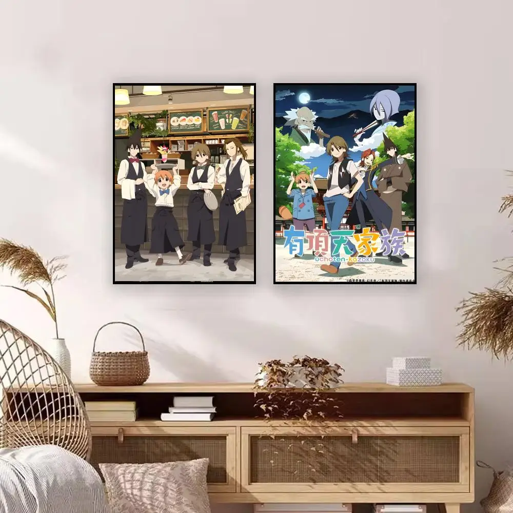 Anime T-The Eccentric Family Poster Premium Art Wall Decor, Simple Ornament for Living and Leisure Areas