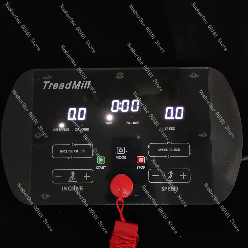 Treadmill Control Panel \\Console \\Display, Suitable for 1-4hp DC Electric Universal Treadmill Repair Kit