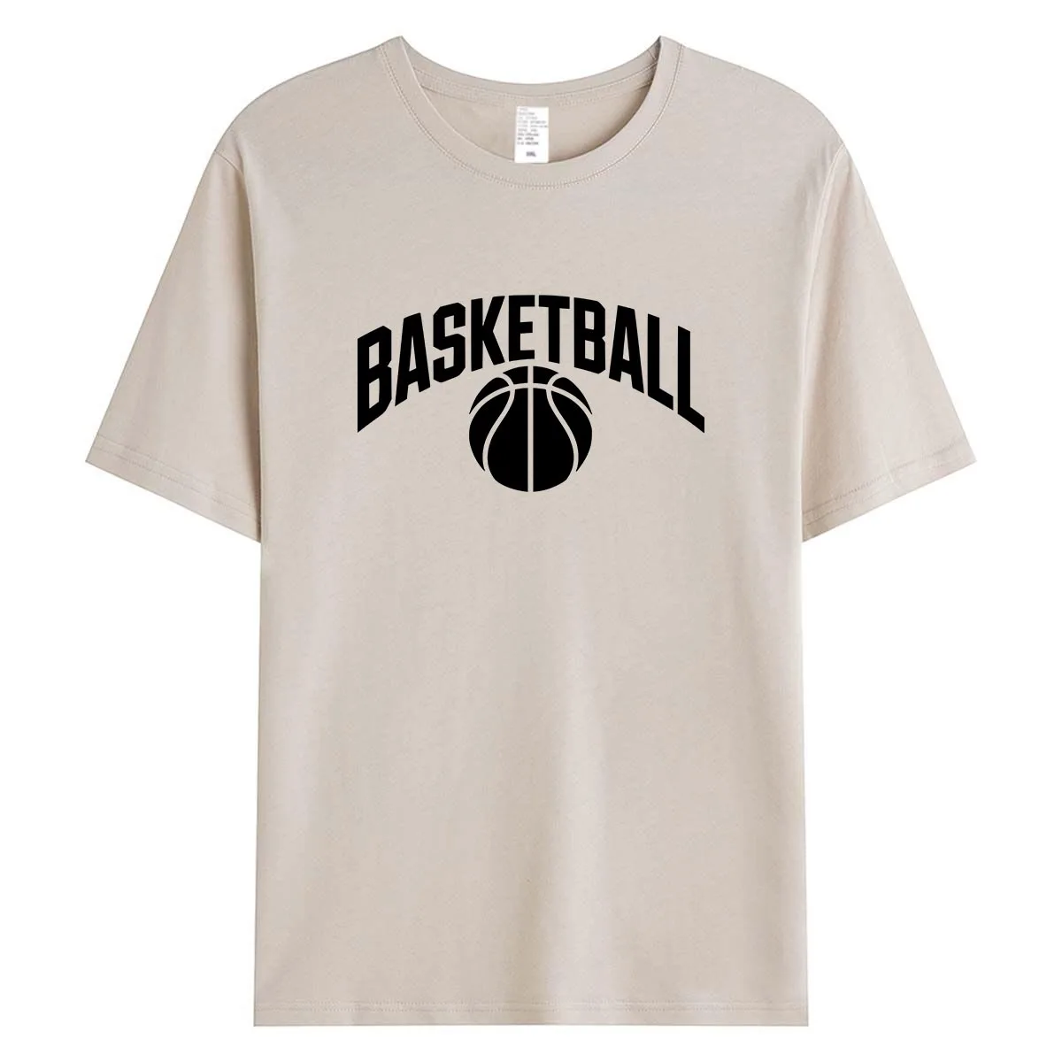 

Basketball Sports Fan Women T-Shirt Athletic Team Player Graphic Tee Game Day Summer Cotton Tops Casual