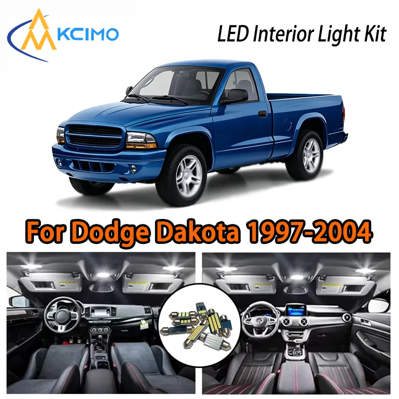 

Accessories LED Lights For Dodge Dakota 1997-2004 Interior, Two Colors Choice Interior Kit Decor