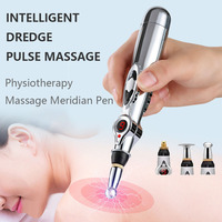 Electronic Acupuncture Pen Neck Leg Face Electric Acupuncture Meridian Pen Massager for Body Relaxation