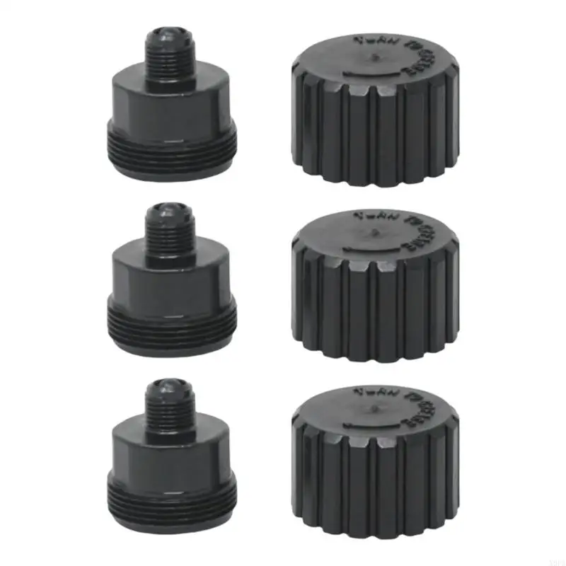 

X9FA 3Set Plastic Grease Cup Oil Cup Replacement Set for 2133 Valves Fat Cup Swimming Pool Cleaning Accessorie Enduring