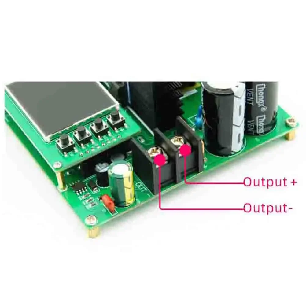 900W 15A Step Up Converter TFT Digital Display DC-DC Boost Converter Module 8-60V To 10-120V Constant Current Voltage for DIY