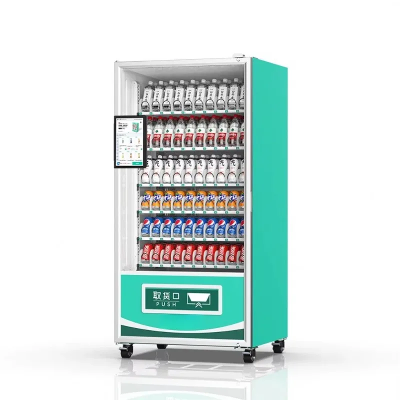 Custom Vending Machine 24 Hours Self-Service Automated Food and Drinks Locker Vending Machine Qr Code