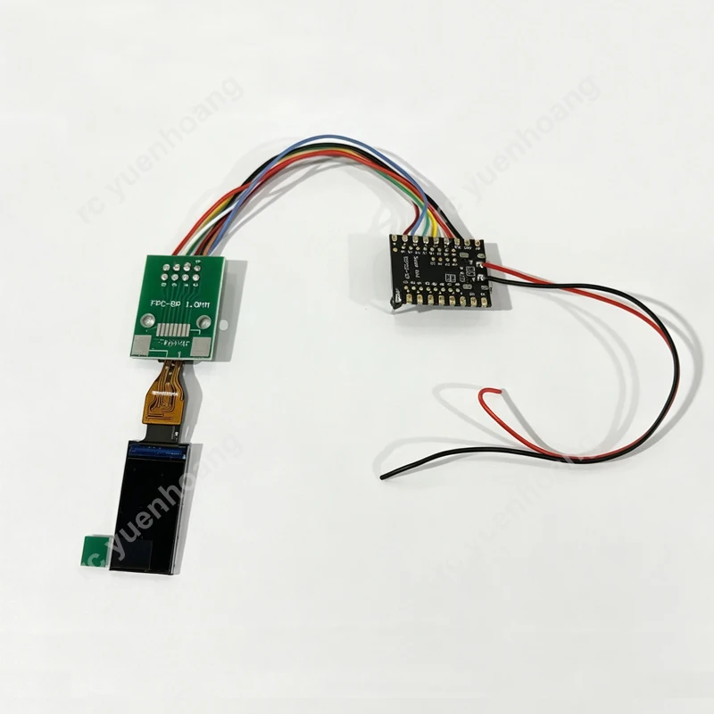 1PCS For 1/8 1/10 Scale RC Car Universal Throttle-linked Instrument Cluster Model 1.96inch Display Simulation Cockpit Dash Panel