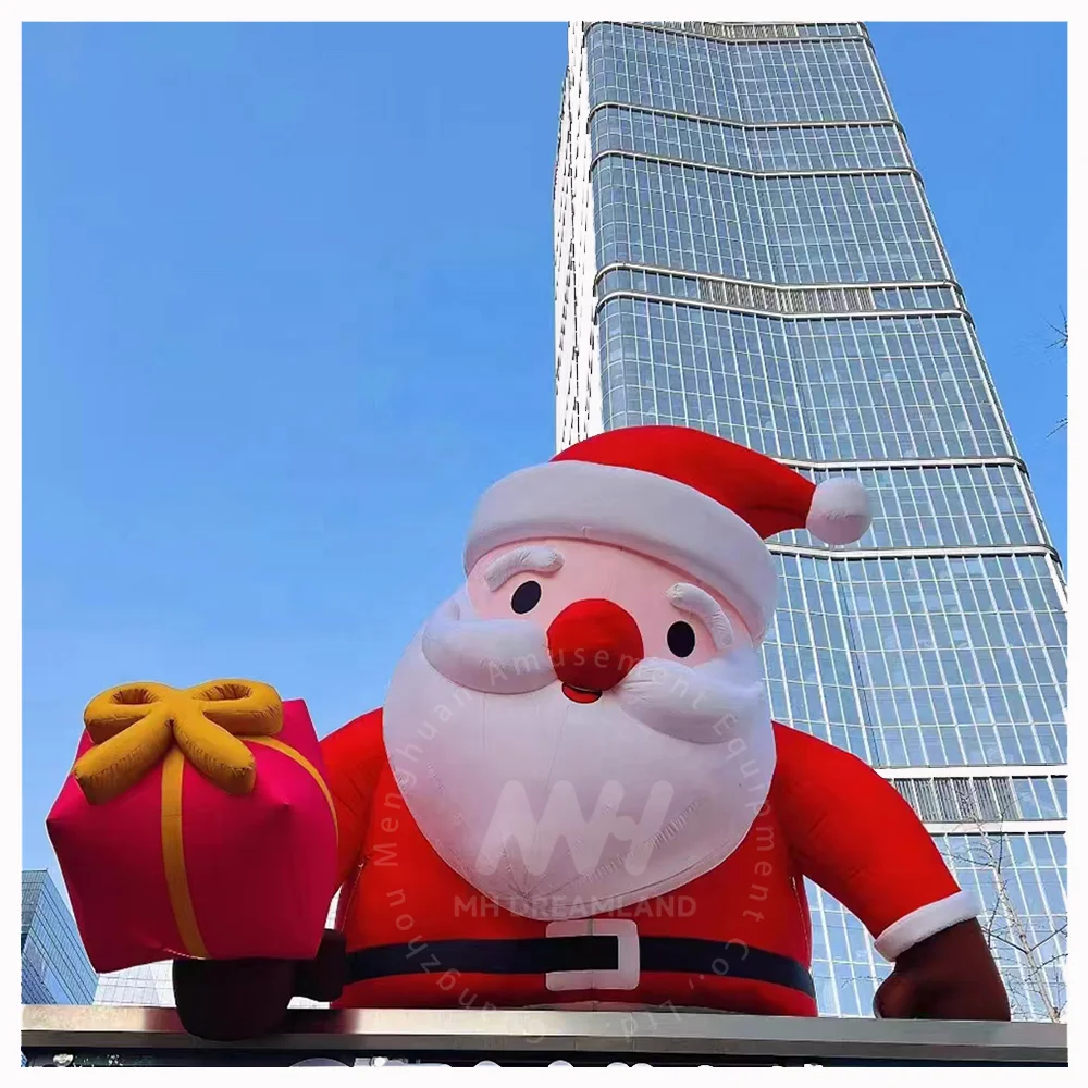 

Carnival Festival Customized Climbing Gift Outdoor Christmas Decorations Claus Cartoon Toy Inflatable Santa Claus Christmas Toy