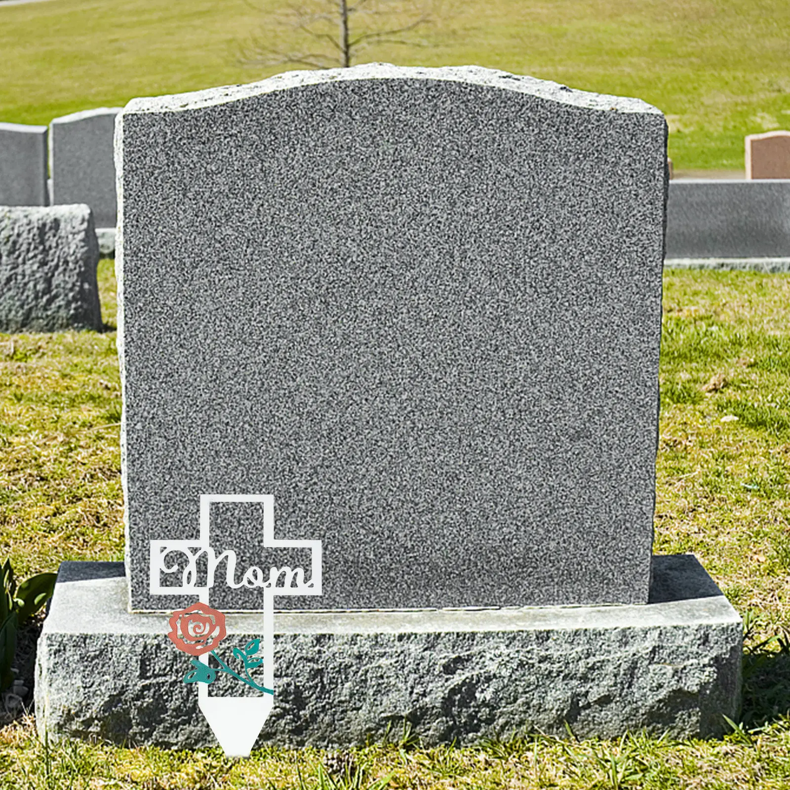 

Устойчивый железный декоративный колышек для кладбища, для использования на улице, украшение для кладбища, газона, двора, втыкаемый декор для сада