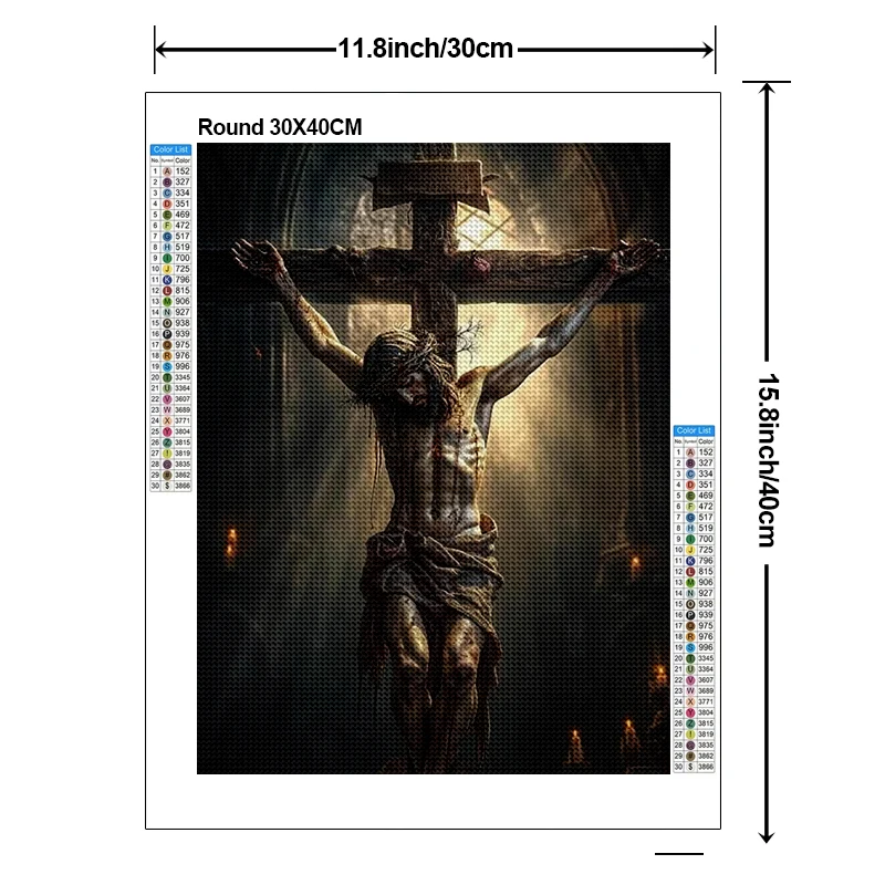 Zipper Bag 5D DIY Easter Diamond Painting Kit Jesus Religious Sticker Diamond Embroidery Cross Embroidery Art Children\'s Gift