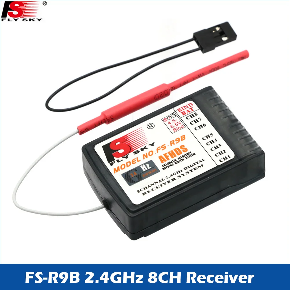 Flysky FS-R9B 2.4GHz 8CH Digital Receiver System For Turnigy 9X FS-TH9B 9CH Remote Controller I6 I10 T6 CT6B Transmitter