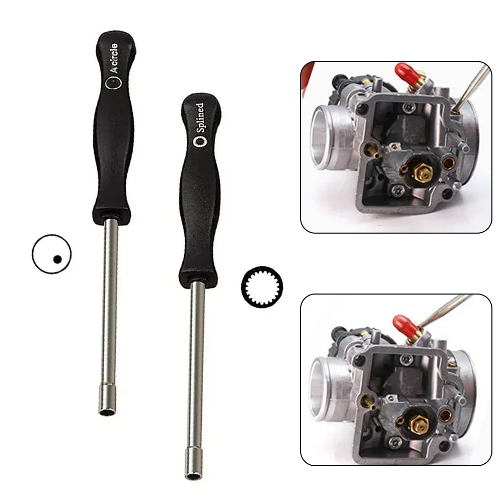 2Pcs 21 Teeth Splined  A-Circle Carburetor Adjustment Chainsaw Tools Screwdriver Kit ForHusqvarna 2 Cycle Carb Service Tools