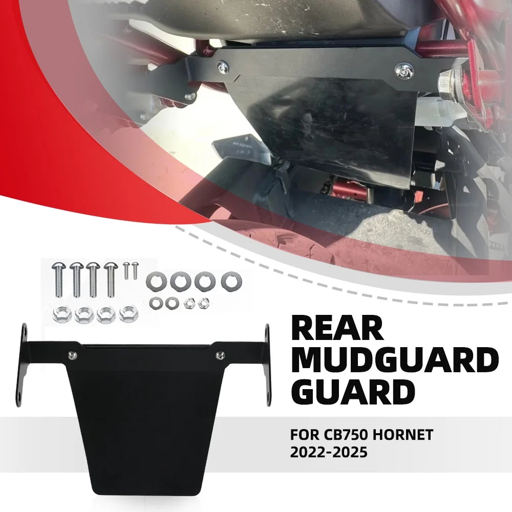 

Motorcycle Accessories For Honda CB750 HORNET 2022-2023-2024-2025 Anti-dirt Mudguard Wheel Fender Splash Guard Mudguard Bracket