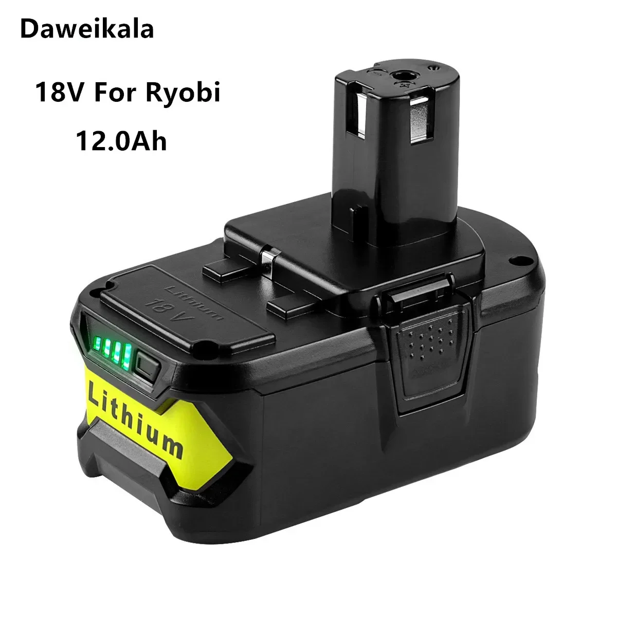 18V 12.8AH Li-ion Rechargeable Battery for Ryobi ONE+ cordless Power Tool BPL1820 P108 P109 P106 P105 P104 P103 RB18L50 RB18L40