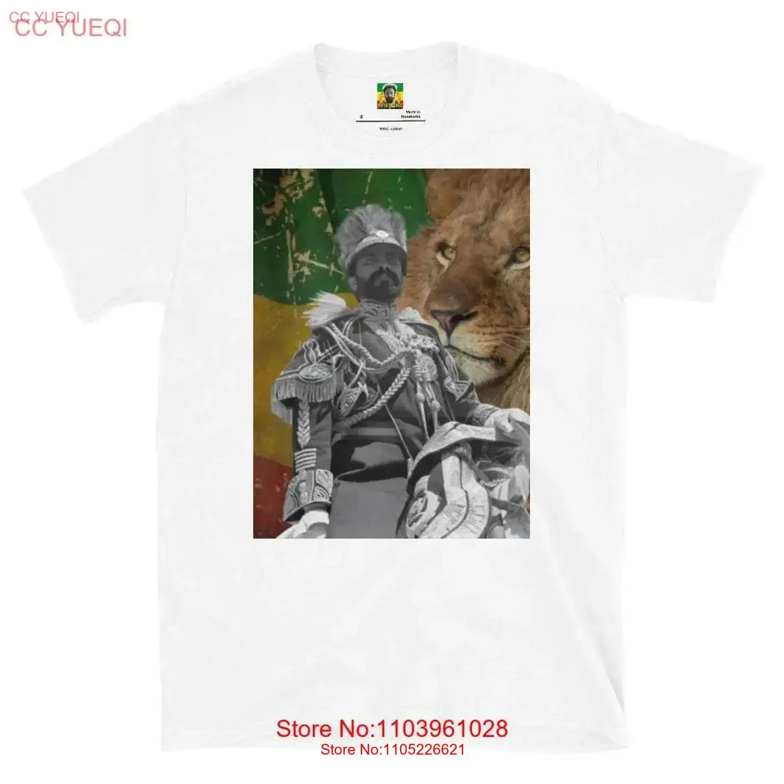 Fifth Degree Haile Selassie T Shirt I Jah Ras Tafari Lion of Judah Ethiopian Rasta Clothing Reggae Outfit Black History