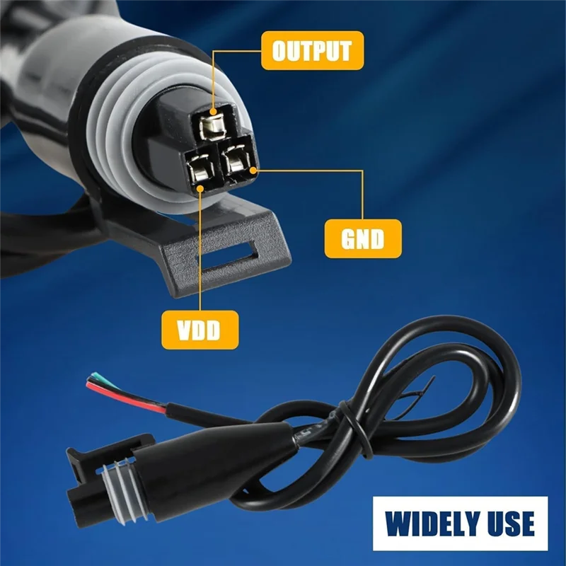 Sensore trasduttore di pressione BHBD-150 PSI con cablaggio, trasmettitore di pressione in acciaio inossidabile con filettatura NPT da 1/8 pollici per olio