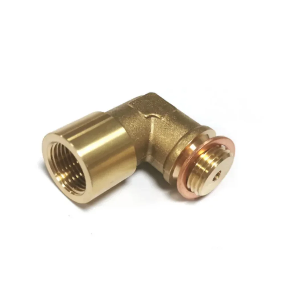 M18 x 1.5 raccordo in ottone connettore universale Kit spina scarico P0420 P0430 90 gradi O2 sensore di ossigeno distanziatore strumenti di estensione