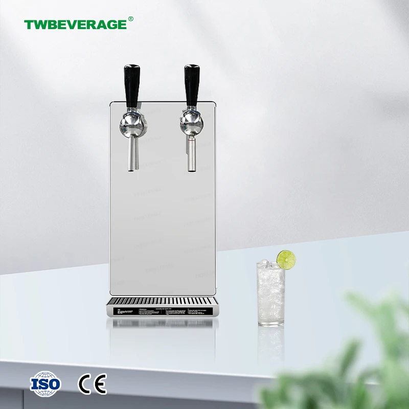 Commercial Grade Stainless-steel Durable Cooling Desktop Machine Stable Soda Sparkling Water Manual Dispenser For Office Cafe