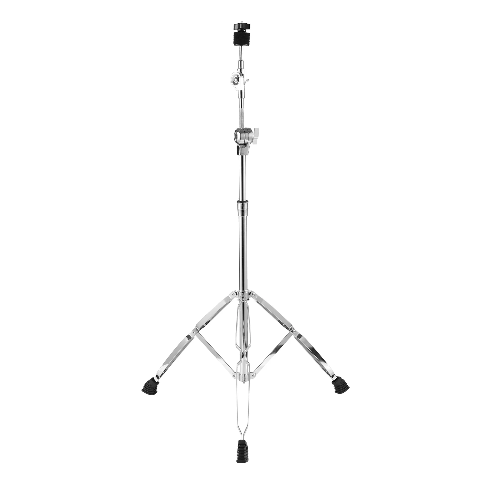 Cymbal Stand Straight & Boom Cymbal Stand Double Braced Legs Height & Angle Adjustable Drum-kit Cymbal Support Rack Heavy Duty B