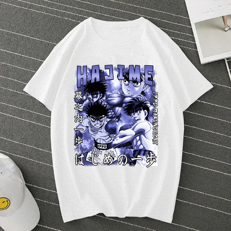 2024 Hajime No Ippo Kamogawa Boxing Gym T Shirt for Women Makunouchi Takamura KGB Clothing Y2k Streetwear Harajuku Tops