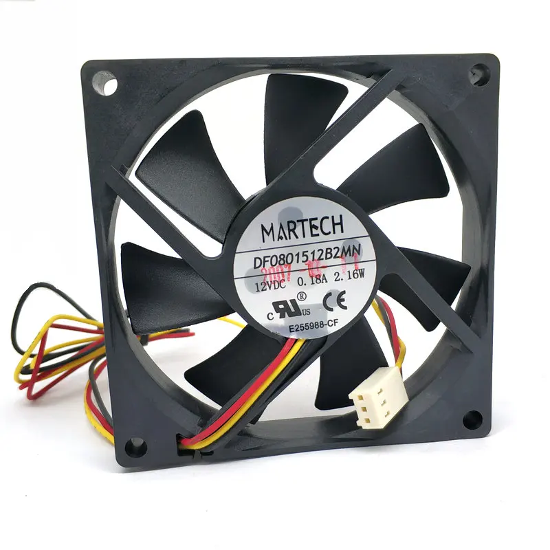 DF0801512B2MN 8015 12V 0.18A 3LINE 80*80*15mm COOLING FAN hzdo