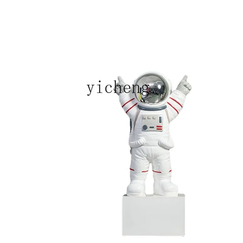 BJ-12 Astronaut Large Floor Ornaments Astronaut Double Finger Sky Hotel Welcome Window