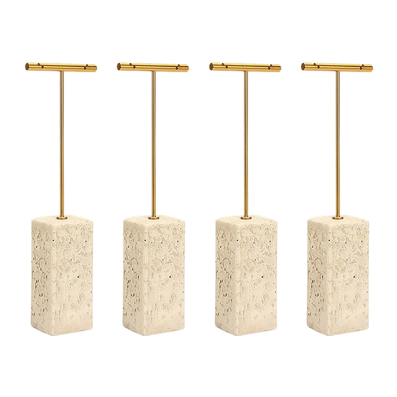 

AG-4X Metal Earring Jewelry Display Plaster Creative Organizer Earring Jewelry Display Stand Hard Display Stand Holder - B