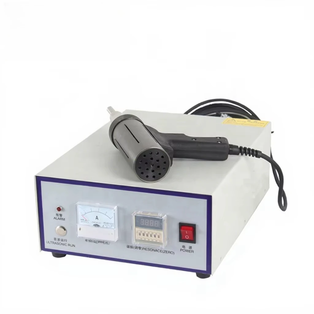 

20Khz 1500W handheld welding machine, non-woven portable small ultrasonic welding tool for electronic plastic riveting