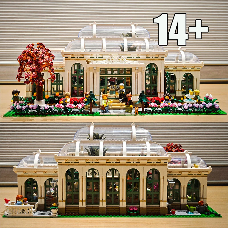 

3792pcs botanical Garden model street view building blocks 21353 DIY assembly toys for Boys and girls Adult Christmas Gifts