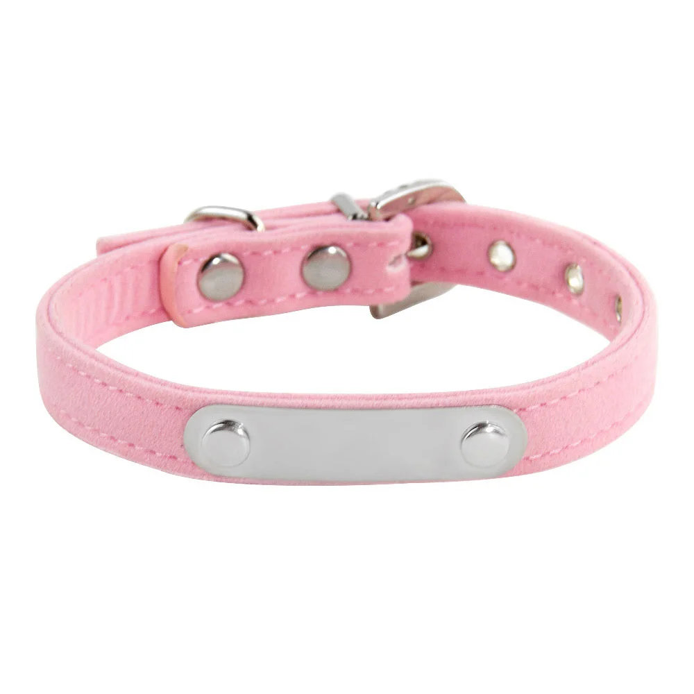 Personalisiertes Katzenhalsband aus weichem Samt, Welpen-Halskettenhalsbänder für Katzen, kleiner Hund, Kätzchen-Zubehör, individueller ID-Name, kostenlose Gravur – Detail 9