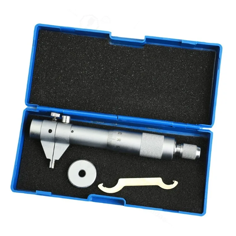 Precision Inside Micrometer 0.01mm Mechanical Screw Internal Measuring Gauge 5-30mm 50mm Two Point Inner Diameter Measuring Tool