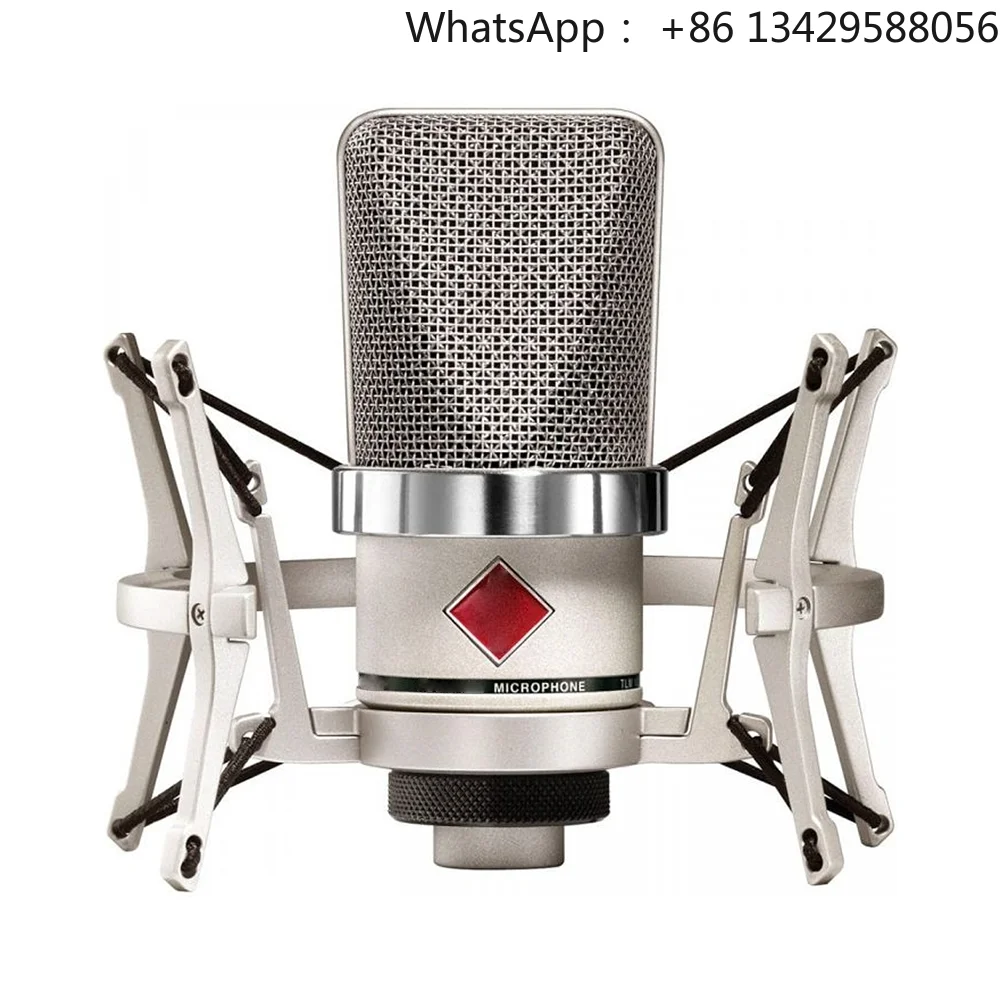 Tlm102 Condensator Microfoon Hart Type Studio Set, Nikkel, Geschikt Voor Muziekproductie Opnemen Zang Streaming