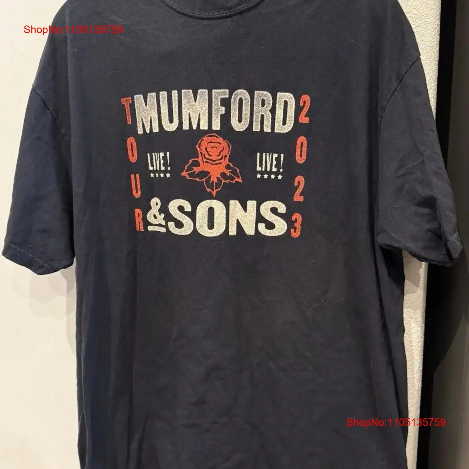 Mumford Sons Tour 2023 Black Cotton All size S 5XL T shirt HD97 vintage Washed Soft Slightly Unisex Casual Stylish fashion