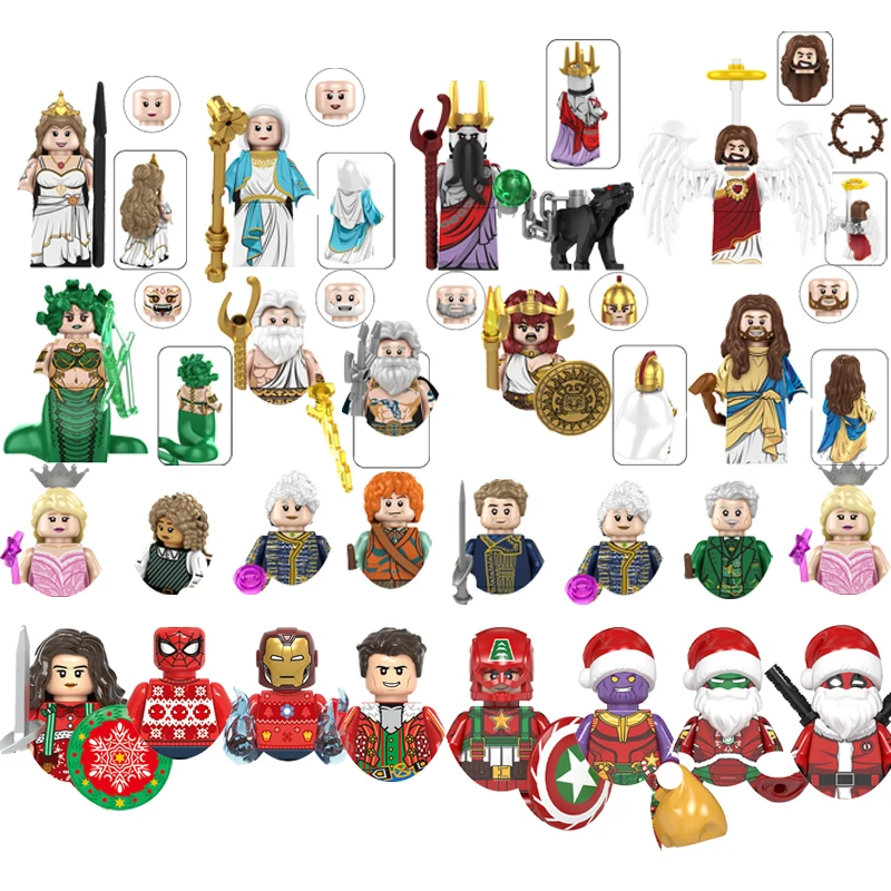 Image of Bausteine TP350 Jesus Gott Weihnachtsspielzeug Geschenke Mini-Actionfiguren Kinderbausteine für Partygeschenke